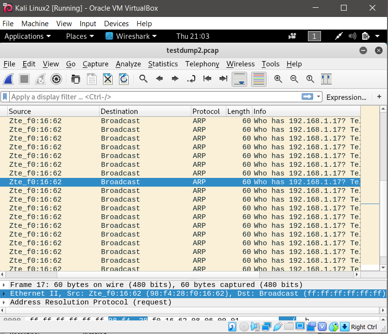 after installing ntopng vm eth0 stops working